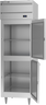 Beverage-Air - 27" P Series Stainless Steel Reach-In Refrigerator w/ 2 Solid Swing Half Doors - PR1HC-1AHS