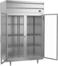 Beverage-Air - 52" P Series Stainless Steel Reach-In Refrigerator w/ 2 Glass Swing Doors - PR2HC-1BG