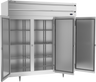 Beverage-Air - 78" P Series Stainless Steel Reach-In Refrigerator w/ 3 Solid Swing Doors - PR3HC-1AS