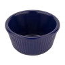 G.E.T - 4 oz Cobalt Blue Melamine Fluted Ramekin (48 Per Case) - RM-401-CB