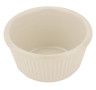 G.E.T - 4 oz Ivory Melamine Fluted Ramekin (48 Per Case) - RM-401-IV
