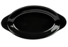 G.E.T - 10 oz Black Melamine Oval Ramekin (24 Per Case) - SD-08-BK