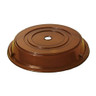 G.E.T - Amber Polypropylene Plate Cover for 7.9" to 8.8" Plates (12 Per Case) - CO-100-A