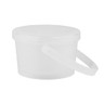 G.E.T - Eco-Takeouts 12 oz Clear Polypropylene Soup Container W/ Handle (12 Per Case) - EC-07-1-CL