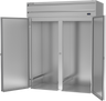 Beverage-Air - 69" P Series Stainless Steel Extra Tall Roll-In Refrigerator w/ 2 Solid Swing Doors - PRI2XTHC-1AS