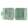 G.E.T - Eco-Takeouts 5" x 5" Jade Polypropylene Single Entree Reusable Food Container (24 Per Case) - EC-08-1-JA