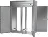 Beverage-Air - 69" P Series Stainless Steel Extra Tall Roll-Thru Refrigerator w/ 4 Solid Swing Doors - PRT2XTHC-1AS