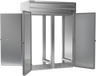 Beverage-Air - 69" P Series Stainless Steel Extra Tall Roll-Thru Refrigerator w/ 4 Solid Swing Doors - PRT2XTHC-1AS