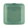 G.E.T - Eco-Takeouts 9" x 9" Jade Polypropylene Single Entree Reusable Food Container (12 Per Case) - EC-10-1-JA