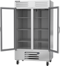 Beverage-Air - 47" Vista Reach-In Refrigerator w/ 2 Glass Swing Doors - RB44HC-1G