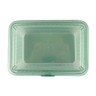G.E.T - Eco-Takeouts 9" x 6.5" Jade Polypropylene Half-Size Reusable Food Container (12 Per Case) - EC-11-1-JA