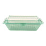 G.E.T - Eco-Takeouts 9" x 6.5" Jade Polypropylene Half-Size Reusable Food Container (12 Per Case) - EC-11-1-JA