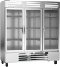 Beverage-Air - 75" Vista Reach-In Refrigerator w/ 3 Glass Swing Doors - RB72HC-1G