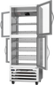 Beverage-Air - 27" RI Series Stainless Steel Pass-Thru Refrigerator w/ 4 Glass Swing Half Doors - RID18HC-HG
