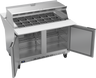 Beverage-Air - 48" Mega Top Sandwich Prep Table w/ 2 Doors & Dual Sides - SPE48HC-18M-DS