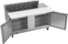 Beverage-Air - 60" Sandwich Prep Table w/ 2 Doors & 17" Cutting Board - SPE60HC-12C
