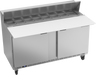 Beverage-Air - 60" Sandwich Prep Table w/ 2 Doors & 17" Cutting Board - SPE60HC-16C
