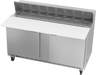 Beverage-Air - 60" Sandwich Prep Table w/ 2 Doors & 17" Cutting Board - SPE60HC-16C
