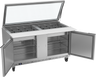 Beverage-Air - 60" Sandwich Prep Table w/ 2 Doors & See-Thru Lid - SPE60HC-24M-STL