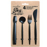 Natural Living - Black Charcuterie Utensil Set of 4