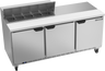 Beverage-Air - 72" Sandwich Prep Table w/ 3 Doors - SPE72HC-10