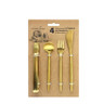 Natural Living - Gold Charcuterie Utensil Set of 4