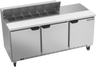 Beverage-Air - 72" Sandwich Prep Table w/ 3 Doors - SPE72HC-12