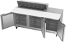 Beverage-Air - 72" Sandwich Prep Table w/ 3 Doors & 17" Cutting Board - SPE72HC-12C