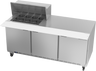 Beverage-Air - 72" Mega Top Sandwich Prep Table w/ 3 Doors - SPE72HC-12M