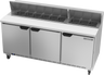 Beverage-Air - 72" Sandwich Prep Table w/ 3 Doors - SPE72HC-18