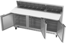 Beverage-Air - 72" Sandwich Prep Table w/ 3 Doors & 17" Cutting Board - SPE72HC-18C