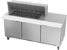 Beverage-Air - 72" Mega Top Sandwich Prep Table w/ 3 Doors - SPE72HC-18M