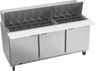 Beverage-Air - 72" Mega Top Sandwich Prep Table w/ 3 Doors - SPE72HC-30M