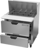 Beverage-Air - 32" Mega Top Sandwich Prep Table w/ 2 Drawers - SPED32HC-12M-2