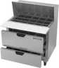 Beverage-Air - 36" Mega Top Sandwich Prep Table w/ 2 Drawers - SPED36HC-15M-2