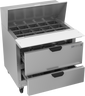 Beverage-Air - 36" Mega Top Sandwich Prep Table w/ 2 Drawers - SPED36HC-15M-2