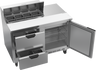 Beverage-Air - 48" Sandwich Prep Table w/ 2 Drawers & 1 Door - SPED48HC-08-2