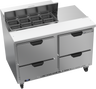 Beverage-Air - 48" Sandwich Prep Table w/ 4 Drawers - SPED48HC-08-4