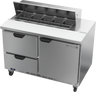 Beverage-Air - 48" Sandwich Prep Table w/ 2 Drawers & 1 Door - SPED48HC-10-2