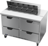Beverage-Air - 48" Sandwich Prep Table w/ 4 Drawers - SPED48HC-10-4