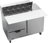 Beverage-Air - 48" Sandwich Prep Table w/ 2 Drawers, 1 Door & 17" Cutting Board - SPED48HC-10C-2