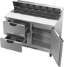 Beverage-Air - 48" Sandwich Prep Table w/ 2 Drawers & 1 Door - SPED48HC-12-2