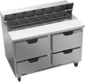 Beverage-Air - 48" Sandwich Prep Table w/ 4 Drawers - SPED48HC-12-4