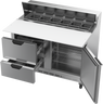 Beverage-Air - 48" Sandwich Prep Table w/ 2 Drawers, 1 Door & 17" Cutting Board - SPED48HC-12C-2