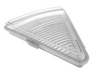 G.E.T - Eco-Takeouts 10.5" x 8.25" Clear Polypropylene Single Reusable Pizza Container W/ Snap Closure (24 Per Case) - EC-25-1-CL