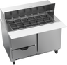 Beverage-Air - 48" Mega Top Sandwich Prep Table w/ 2 Drawers & 1 Door - SPED48HC-18M-2
