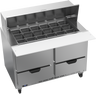 Beverage-Air - 48" Mega Top Sandwich Prep Table w/ 4 Drawers - SPED48HC-18M-4