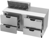 Beverage-Air - 60" Sandwich Prep Table w/ 4 Drawers - SPED60HC-08-4