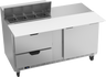 Beverage-Air - 60" Sandwich Prep Table w/ 2 Drawers, 1 Door & 17" Cutting Board - SPED60HC-08C-2
