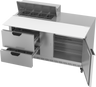Beverage-Air - 60" Sandwich Prep Table w/ 2 Drawers, 1 Door & 17" Cutting Board - SPED60HC-08C-2